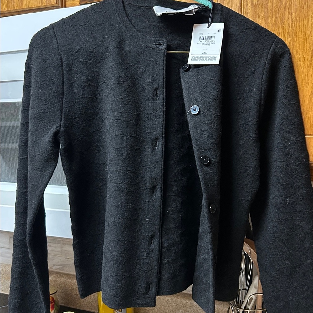 NWT Coach Signature Black Women's Cropped Cardigan Sweater - Picture 10 of 10